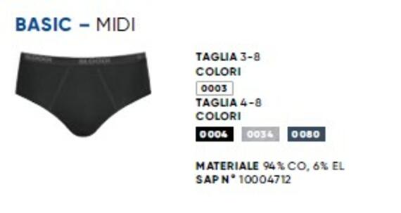 - MEN MIDI SLIP UOMO COTONE BASIC MIDI